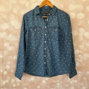 Alexander Jordan Heart Print Button Down